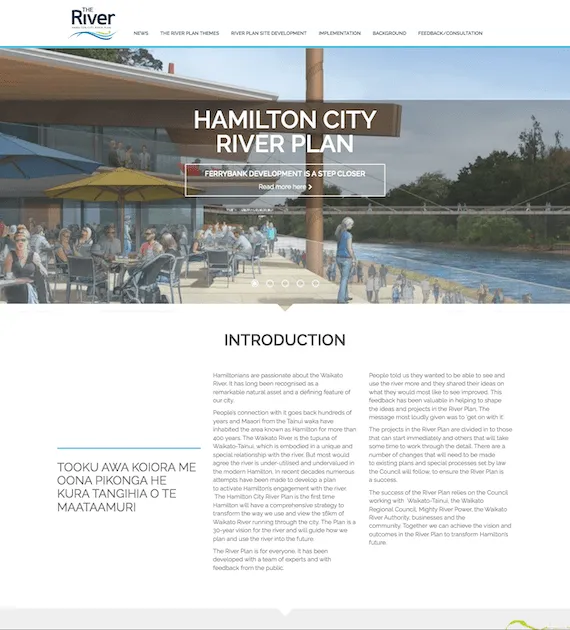 Hamilton City River Plan